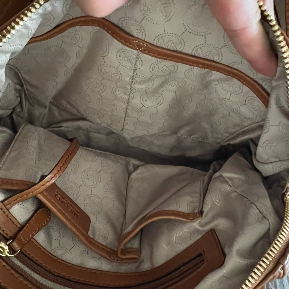 Michael Kors Brown Leather Shoulder Bag - Picture 5 of 5